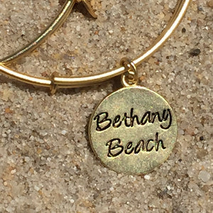 Bethany Beach Umbrella Chrysalis Bangle - Gold