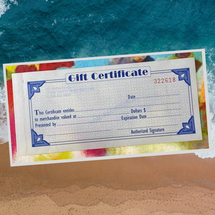 In-Store Gift Certificate