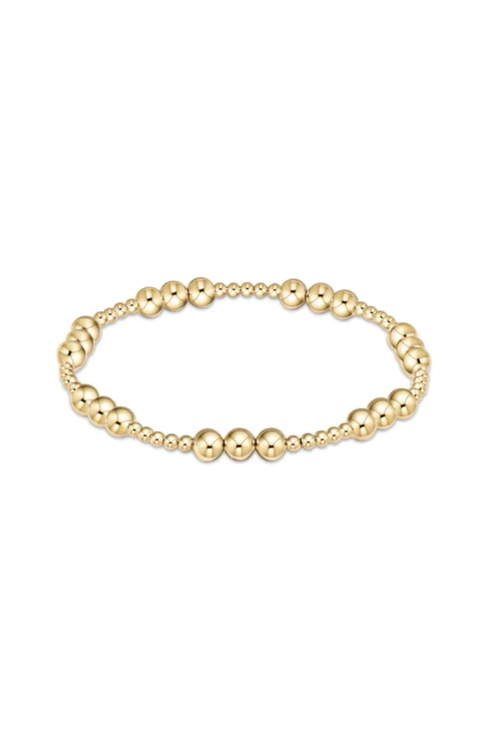 Enewton Classic Joy Pattern 5mm Gold Bead Bracelet