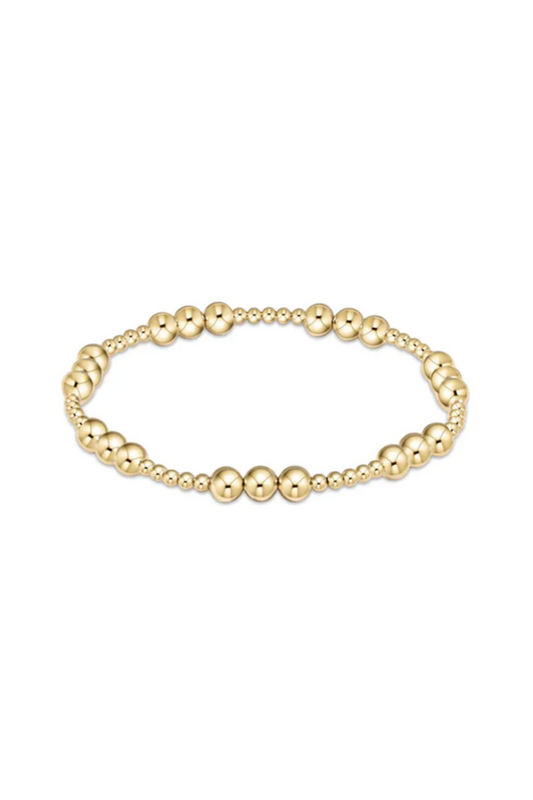 Enewton Classic Joy Pattern 5mm Gold Bead Bracelet