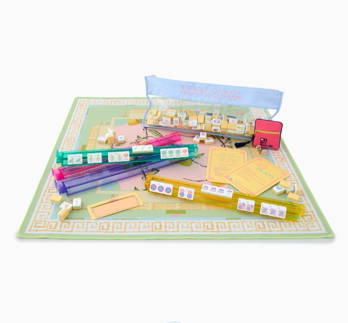 Oh My Mahjong Citrus Songbird Mat