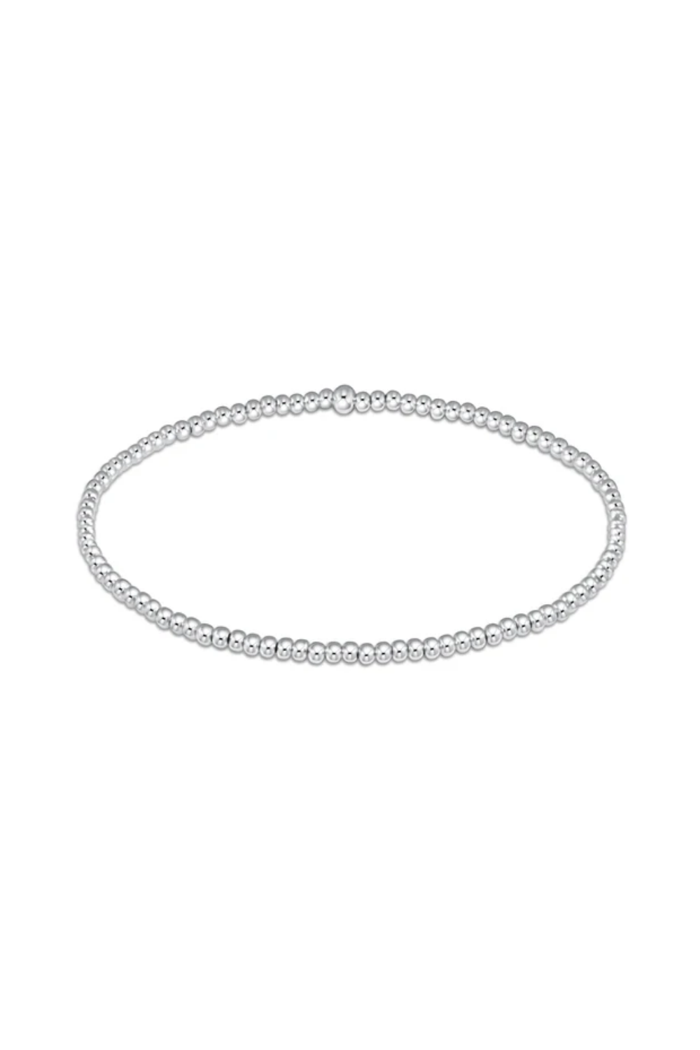 ENewton Classic Silver 2mm Bead Bracelet