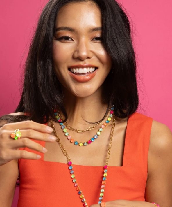 Sorrelli Candy Carnival Matilda Tennis Necklace