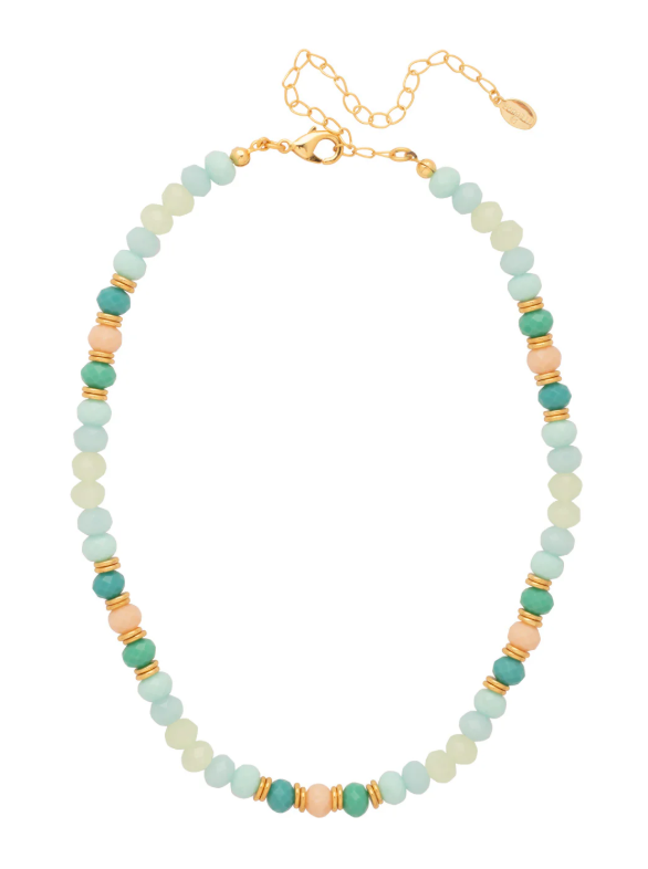 Sorrelli Coastal Dreams Asbury Beaded Tennis Necklace