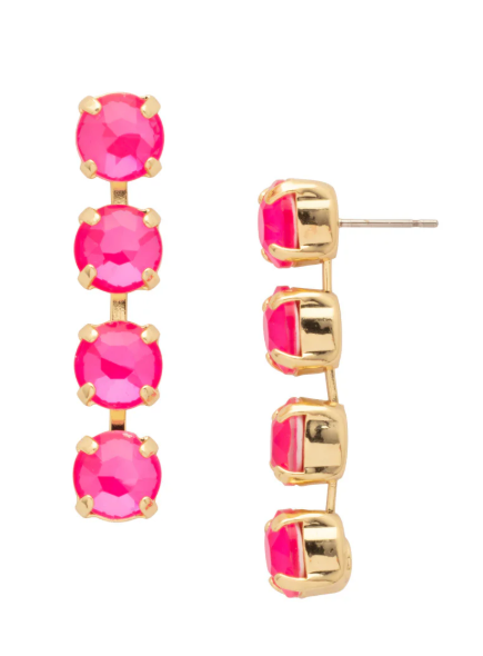 Sorrelli Electric Pink Matilda Dangle Earrings