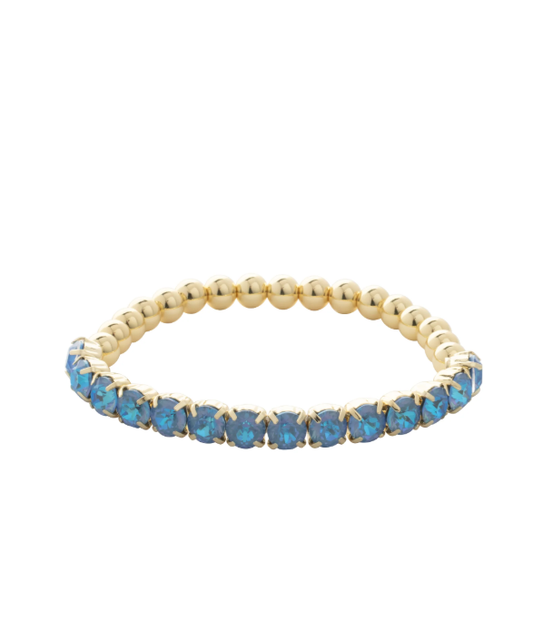 Sorrelli Ocean Delite Mini Crystal Mini Zola Stretch Bracelet