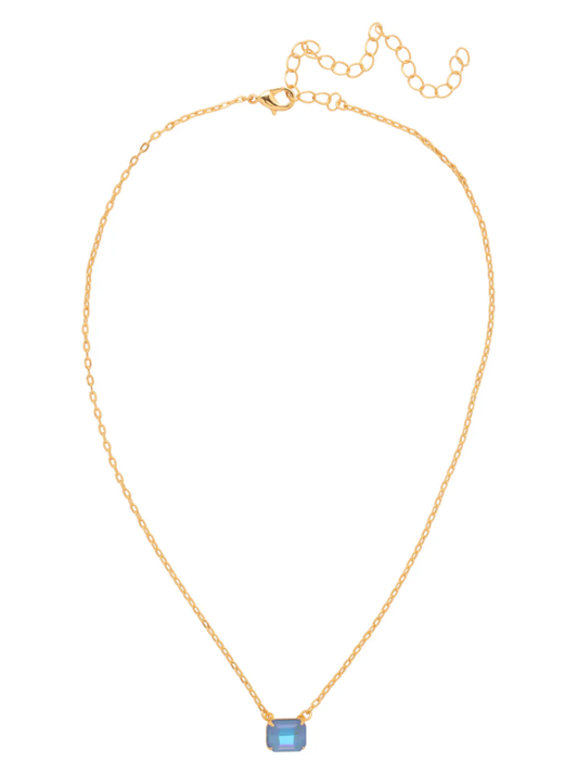 Sorrelli Ocean Delite Single Crystal Pendant Necklace