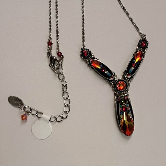 Firefly Multi Color Mosaic Necklace