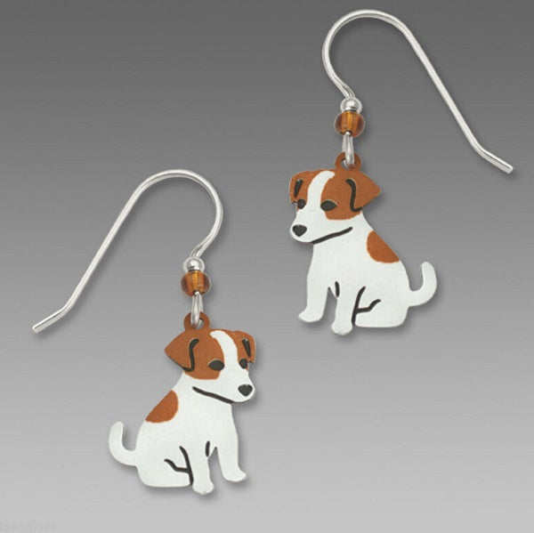 Sienna Sky Jack Russell Terrier Earrings