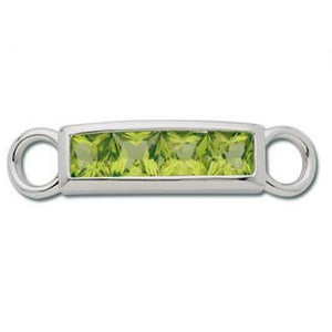 Le Stage Clasp, 4 of a Kind - Peridot
